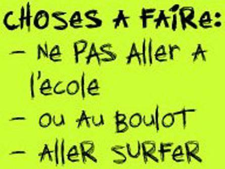 choses a faire
